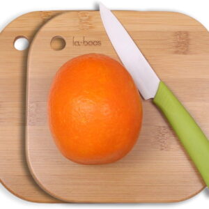 Home Mini Cutting Board Small Fruit Cutting Board Solid Bamboo Wood Board for Baby Infant dormitoryISet of 2