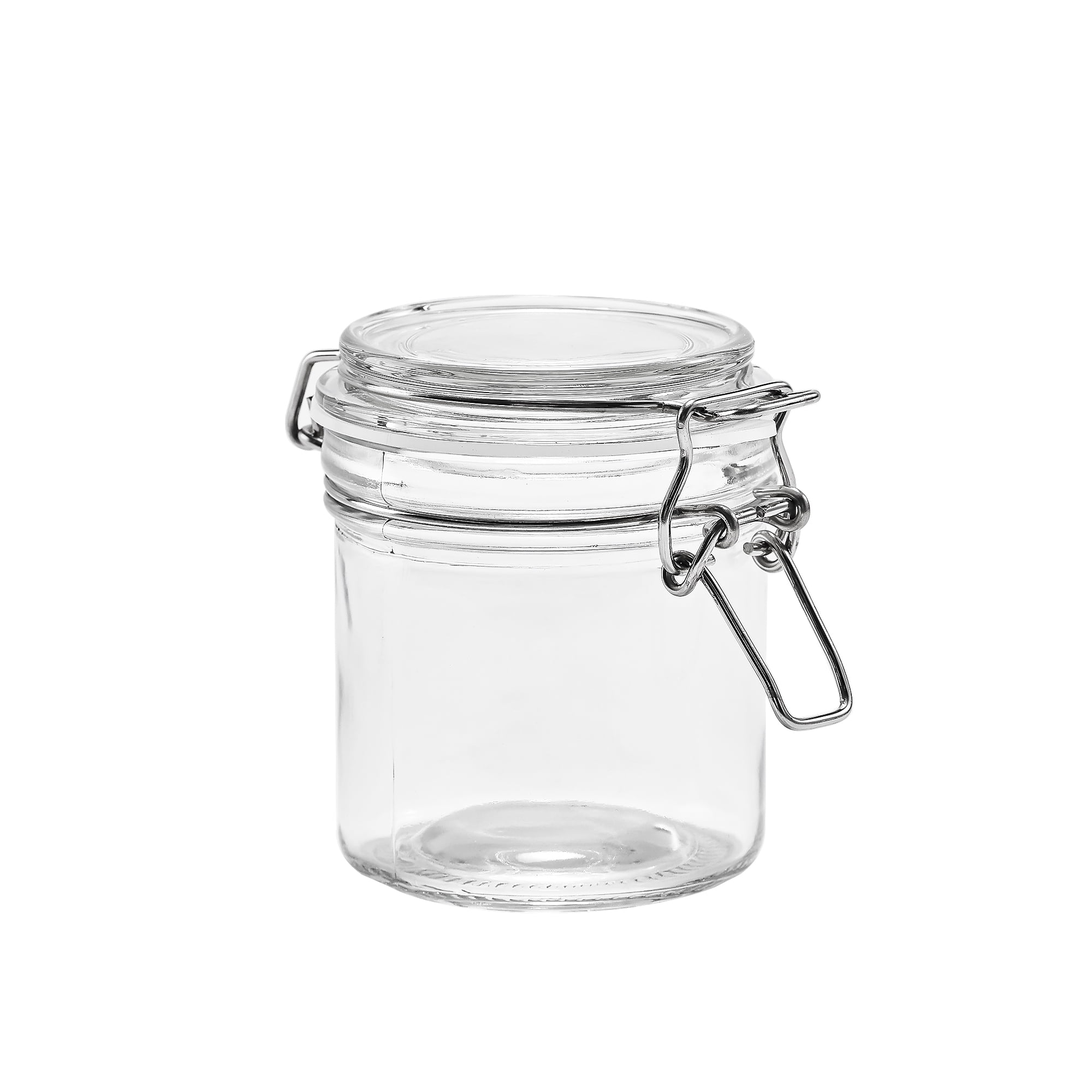 Mainstays 9.4 oz Glass Airtight Food Storage Jar Canister with Locking Lid, Kitchen Pantry Storage Container for Spices, Seasonings and Dry Food