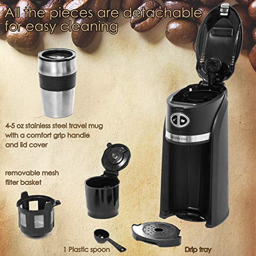 Mixpresso 12 Cup Coffee Pot, Auto-Off & Reusable Filter, Large Drip Coffee Maker 12 Cup Borosilicate Glass Carafe, Anti-Drip Coffee Machine Water Level Window, Black Electric Coffee Maker - Image 17
