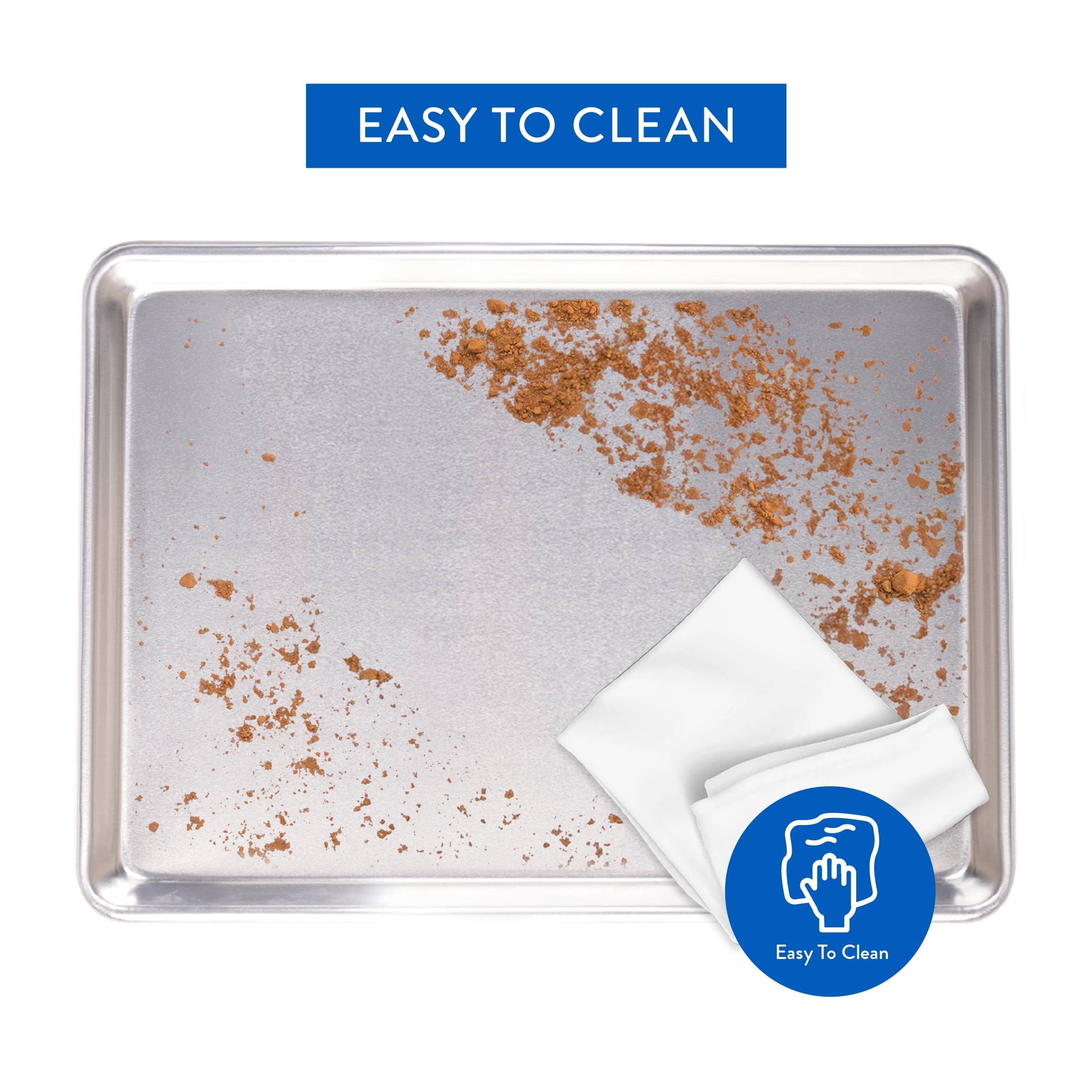 Mainstays 3 Piece Aluminum Multi-Purpose Baking Set - Image 7