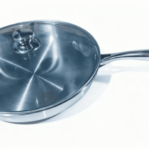 Thickened stainless steel frying pan, no coating, healthy, wear-resistant, durable and easy to clean.