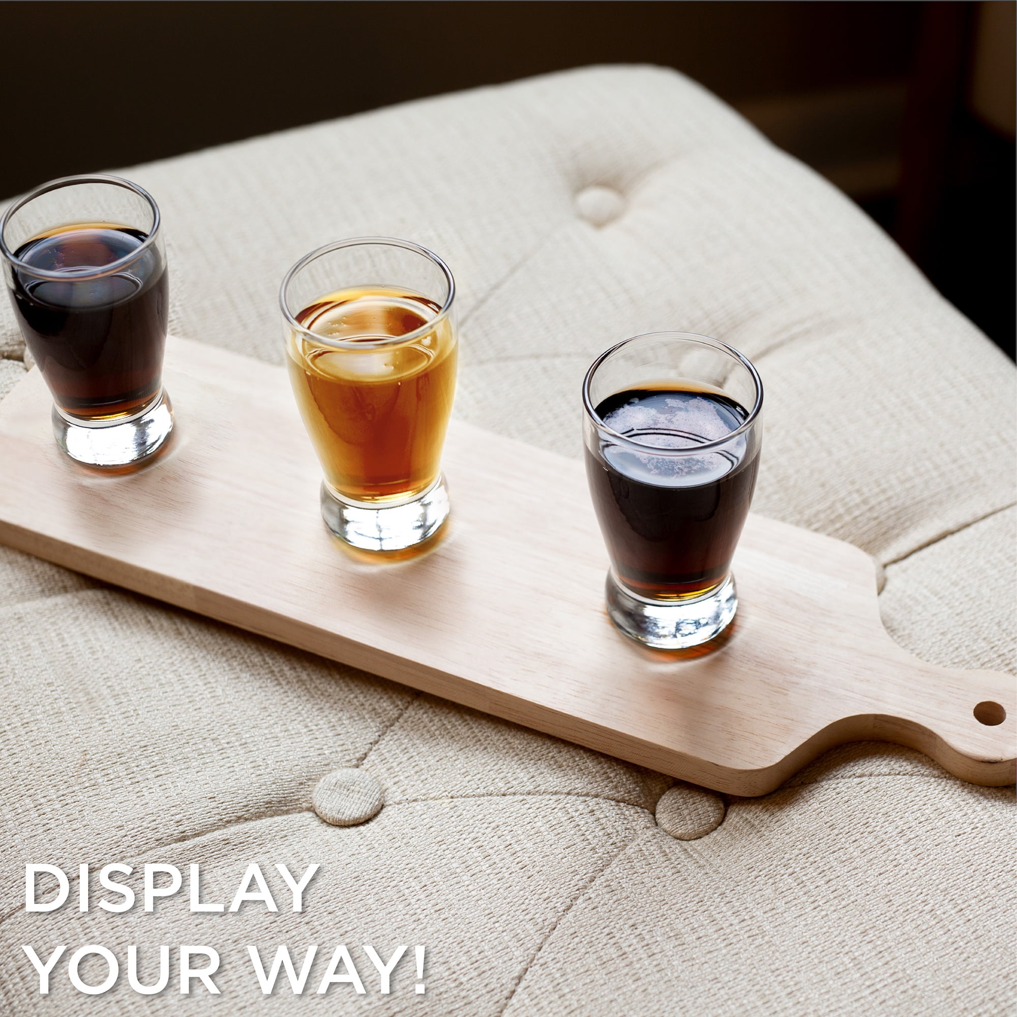 On the Surface Long Wood Board, Customizable Brown Wooden Board with Handle - Image 3