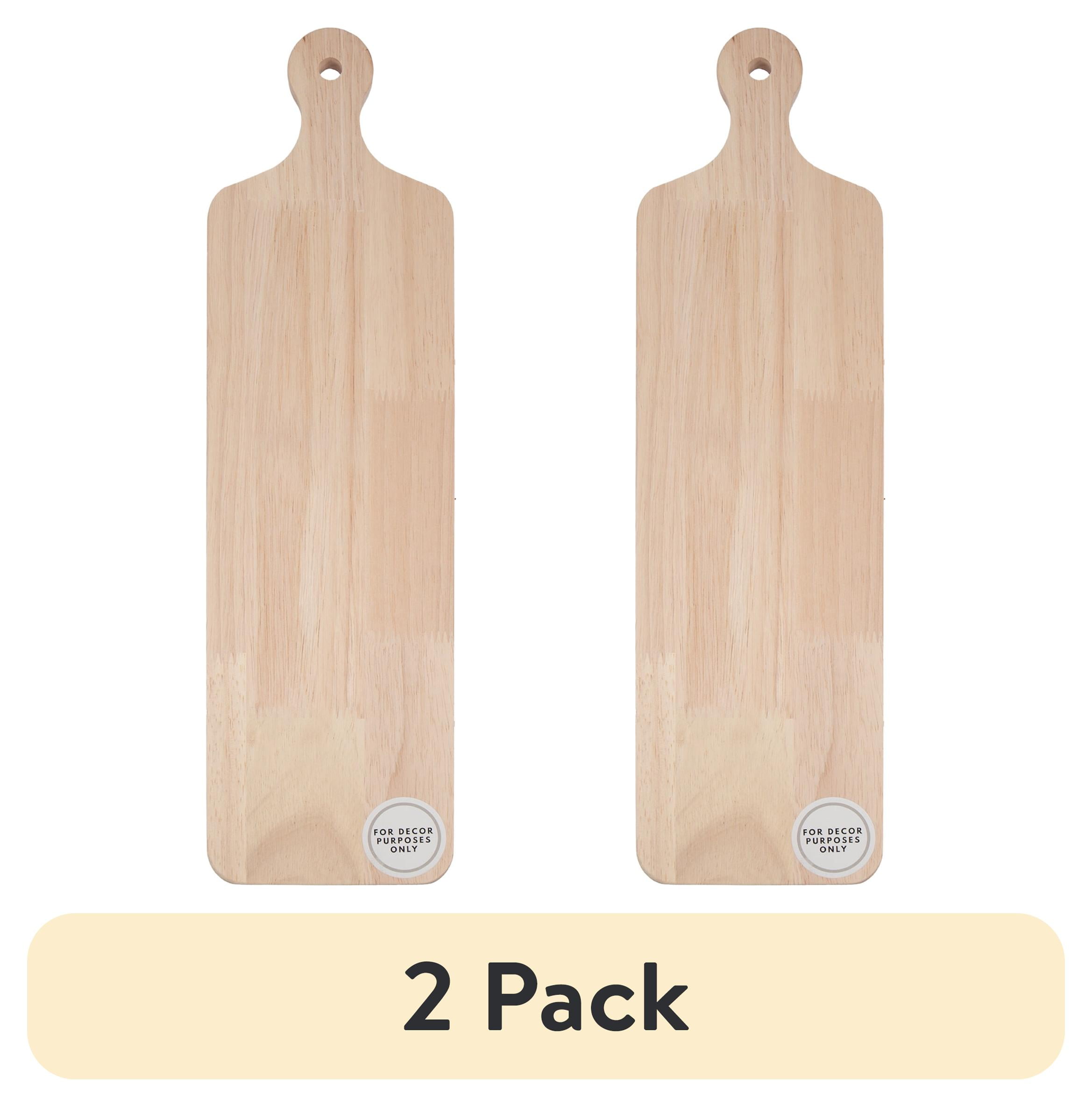 On the Surface Long Wood Board, Customizable Brown Wooden Board with Handle - Image 6