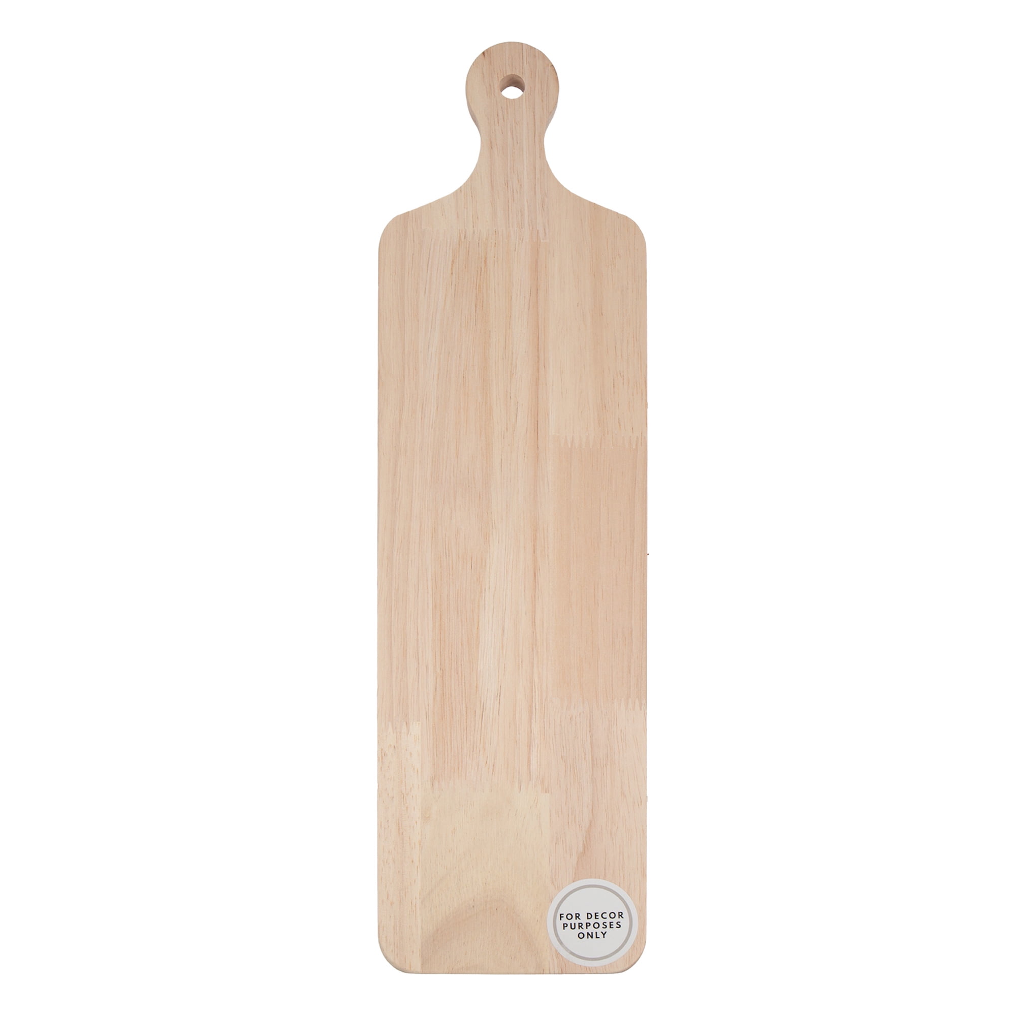 On the Surface Long Wood Board, Customizable Brown Wooden Board with Handle - Image 7