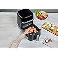 BLACK+DECKER Purify 4QT Air Fryer, Timer with Auto Shut-off and Shake Reminder, Digital LED Touchscreen and 9 Presets, 1300W up to 400 F, Dishwasher Safe Parts - Image 6