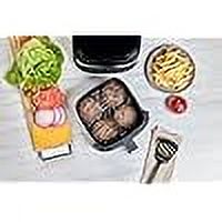 BLACK+DECKER Purify 4QT Air Fryer, Timer with Auto Shut-off and Shake Reminder, Digital LED Touchscreen and 9 Presets, 1300W up to 400 F, Dishwasher Safe Parts - Image 7