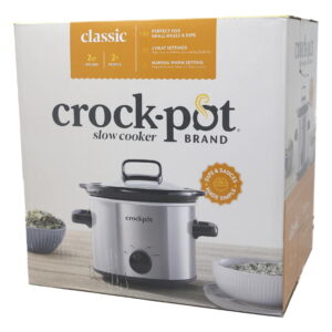 Crock-Pot 2qt Slow Cooker - Classic Stainless Steel