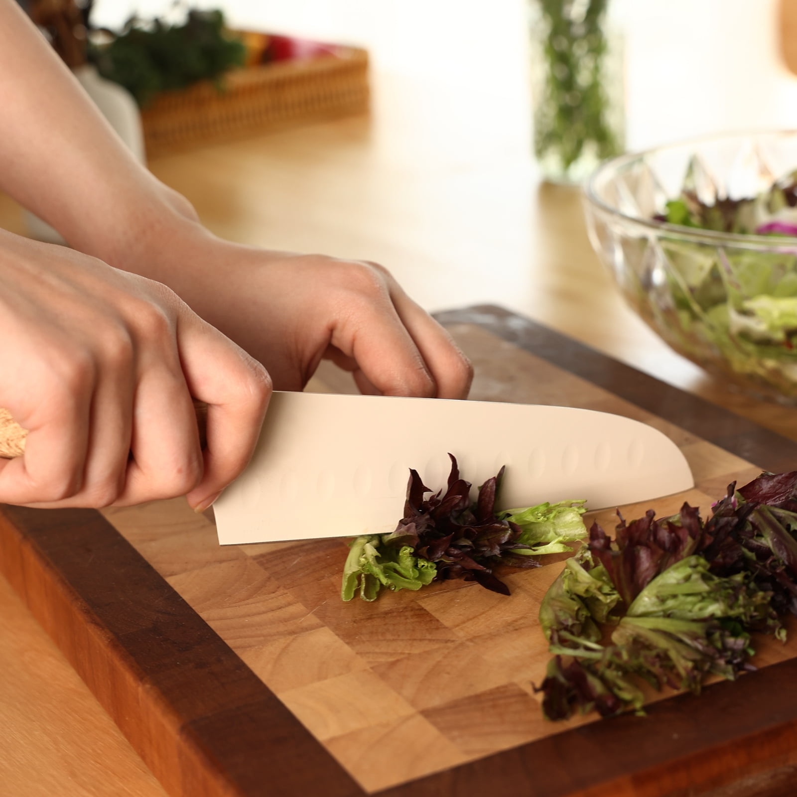 Hecef 3PCS Kitchen Knife Set, Stainless Steel Blades with Non-Stick Coating, Professional Sharp Chef Knives - Image 12