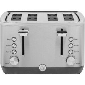 General Electric 4-Slice Toaster, Stainless Steel with Removable Tray