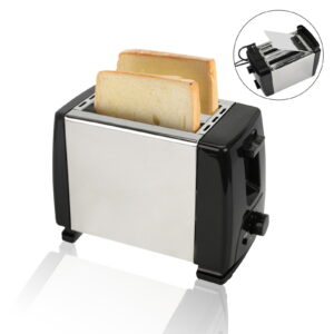 Toasters 2 slice Wide Slot, Extra Wide Slots for Toasting Bagels, Breads, Waffles & More, Adjustable Shade Settings, Removable Crumb Tray, Countertop Kitchen Essentials, 800 Watts(Black)