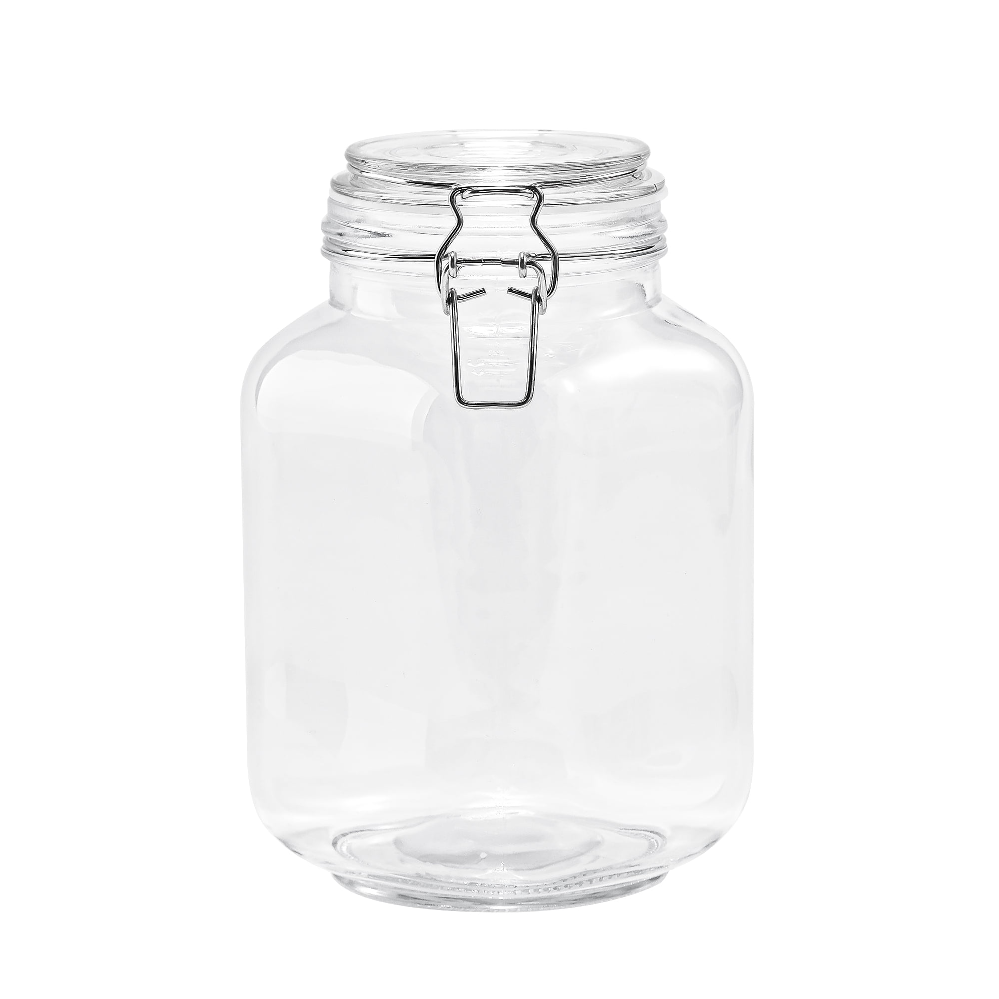Mainstays 67 oz Glass Airtight Food Storage Jar Canister with Locking Lid, Kitchen Pantry Storage Container for Dry Food, Coffee, Sugar and Pantry Organization - Image 2