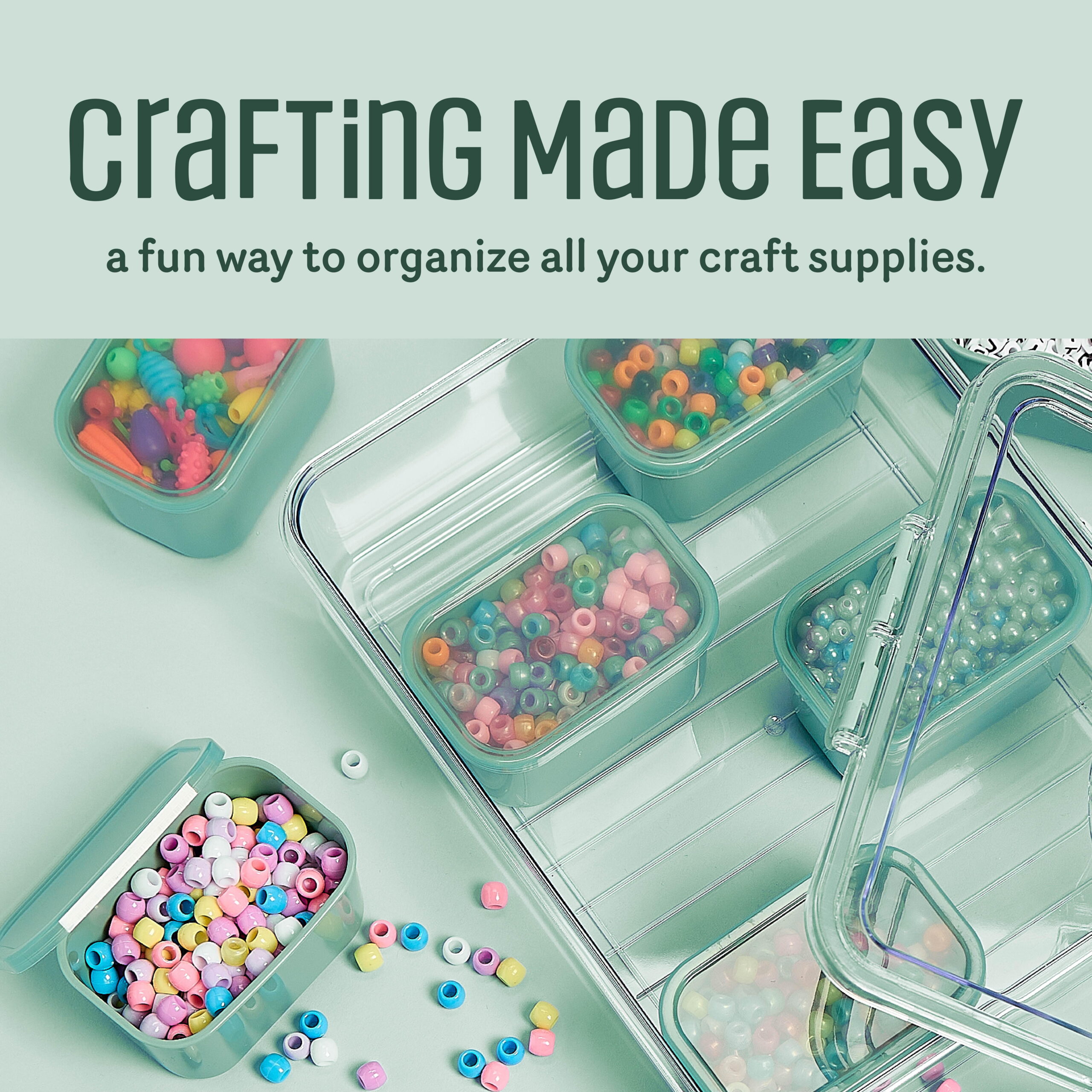 Cook With Color 8-Compartment Snackle Box Food Storage Carrier and Container, Charcuterie Container, Divided Serving Tray with Lids and Handle, Sage, Portable and Dishwasher Safe - Image 6