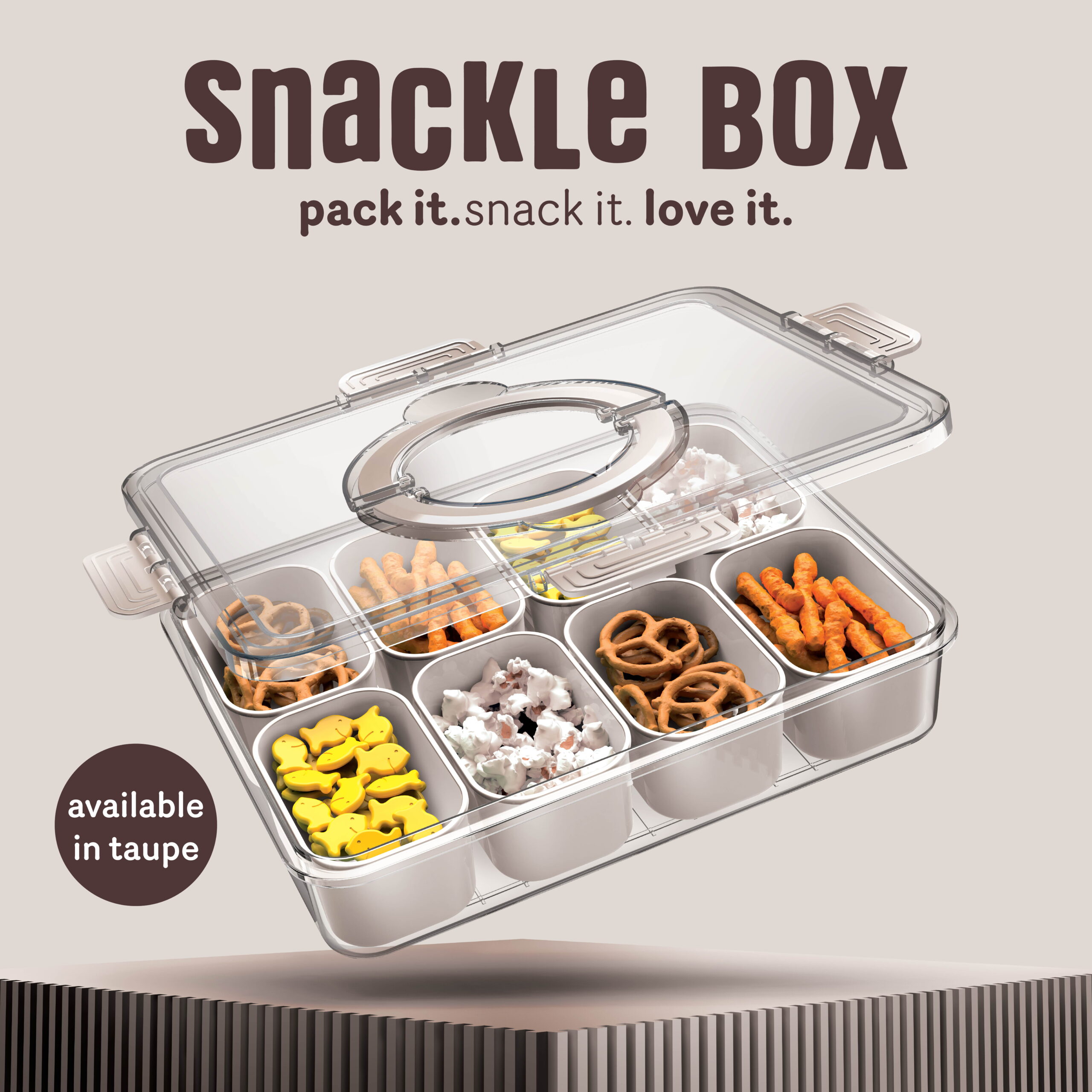 Cook With Color 8-Compartment Snackle Box Food Storage Carrier and Container, Charcuterie Container, Divided Serving Tray with Lids and Handle, Sage, Portable and Dishwasher Safe - Image 10