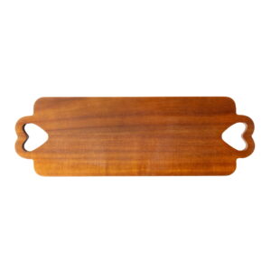 Way To Celebrate Rectangle Charcuterie Board with Hearts, Valentine's Day, 17.71 x 5.9 x 0.59 IN