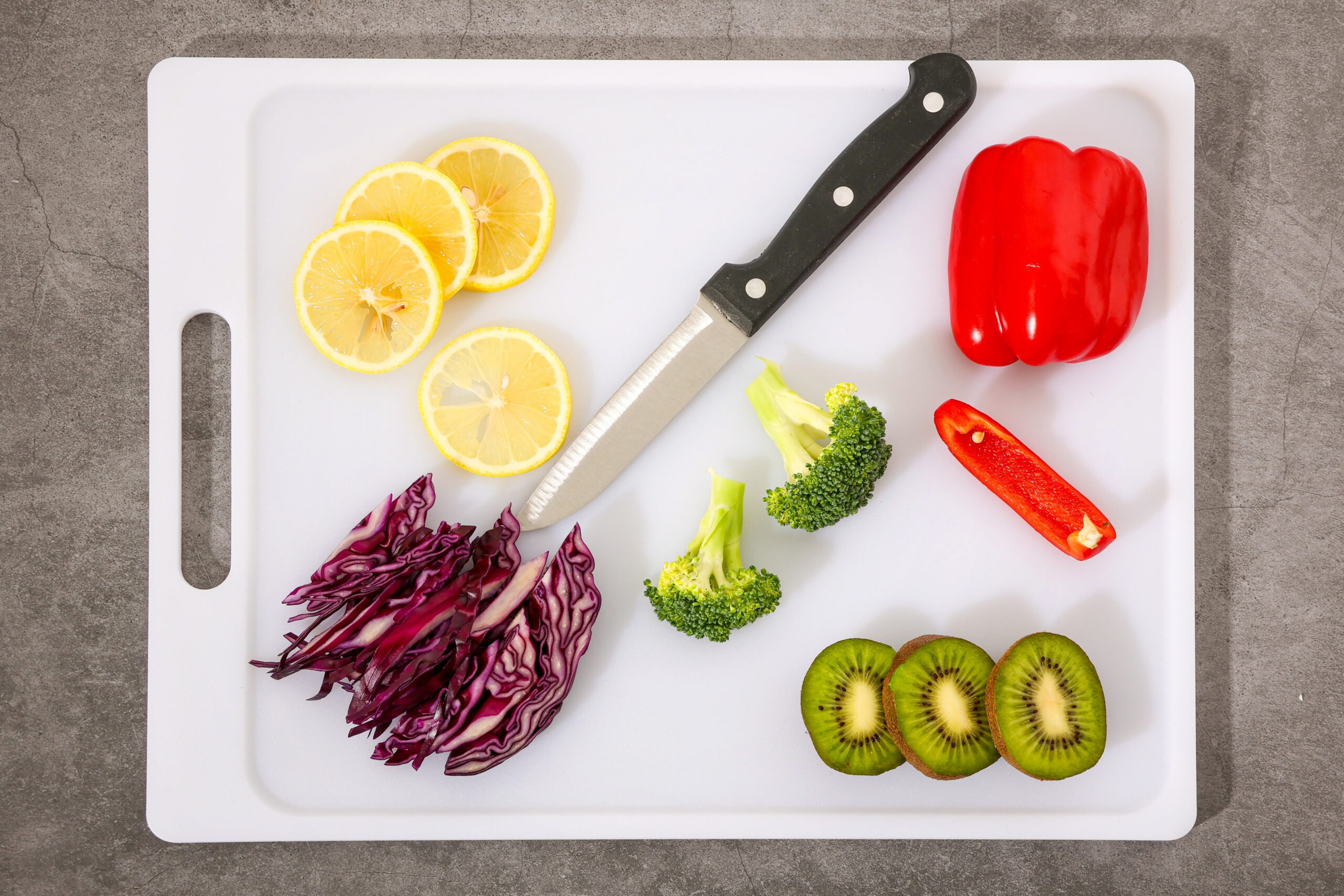 (3 pack) Mainstays 11"X14.5" Non-Slip Poly Cutting Board, White Color - Image 8